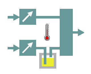 Барботирование газа-носителя через целевой компонент в жидкой фазе