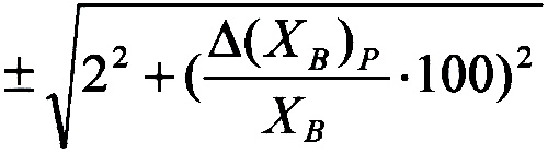 Формула 4. Пределы допускаемой относительной погрешности